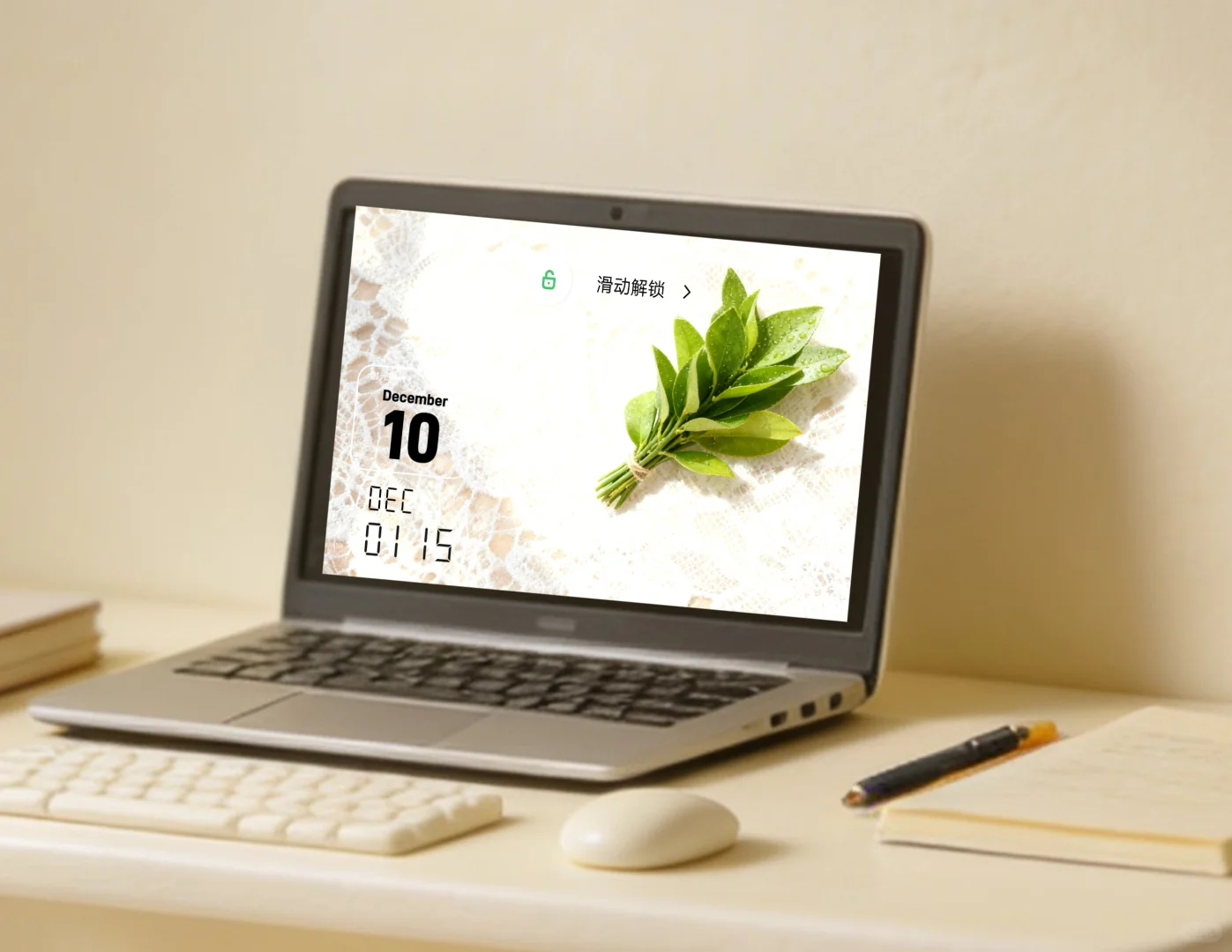 桌面创意壁纸｜柚子叶壁纸，最近很🔥