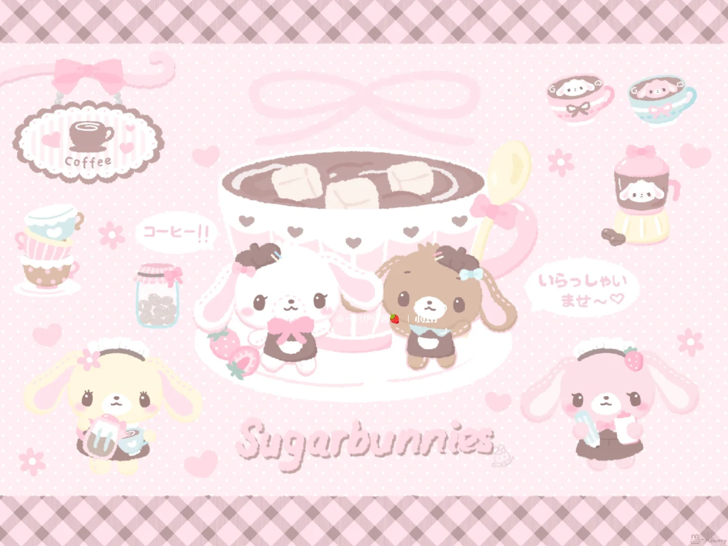 平板壁纸｜美乐蒂和小羊の甜点派对🍰