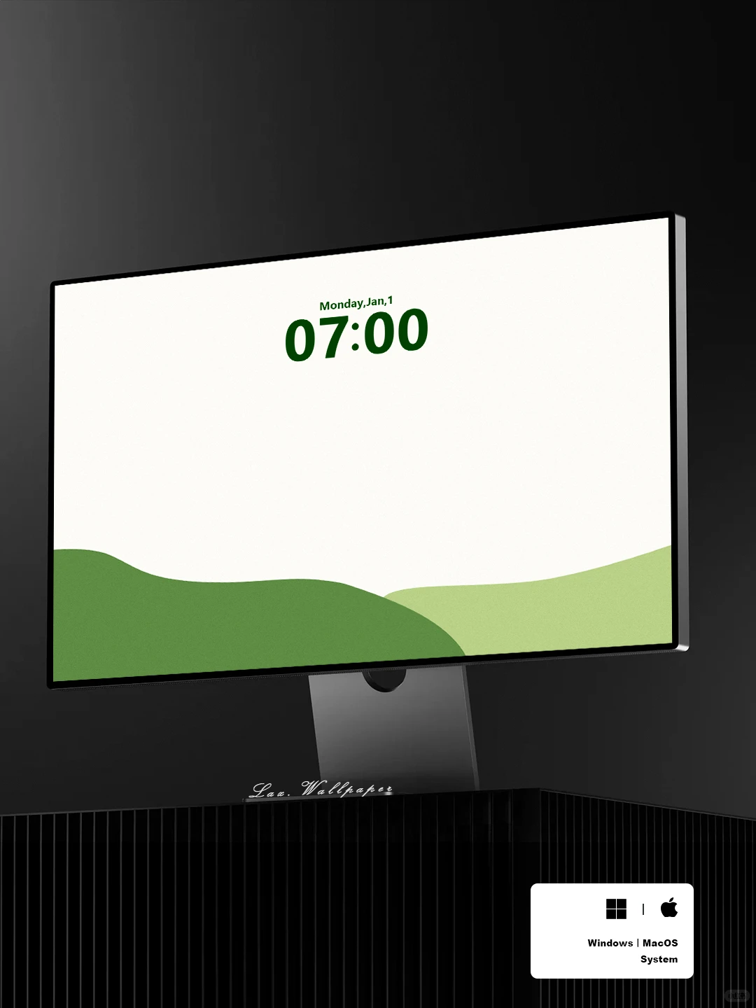 Windows/MacOS 4K高清电脑分区壁纸丨绿梦