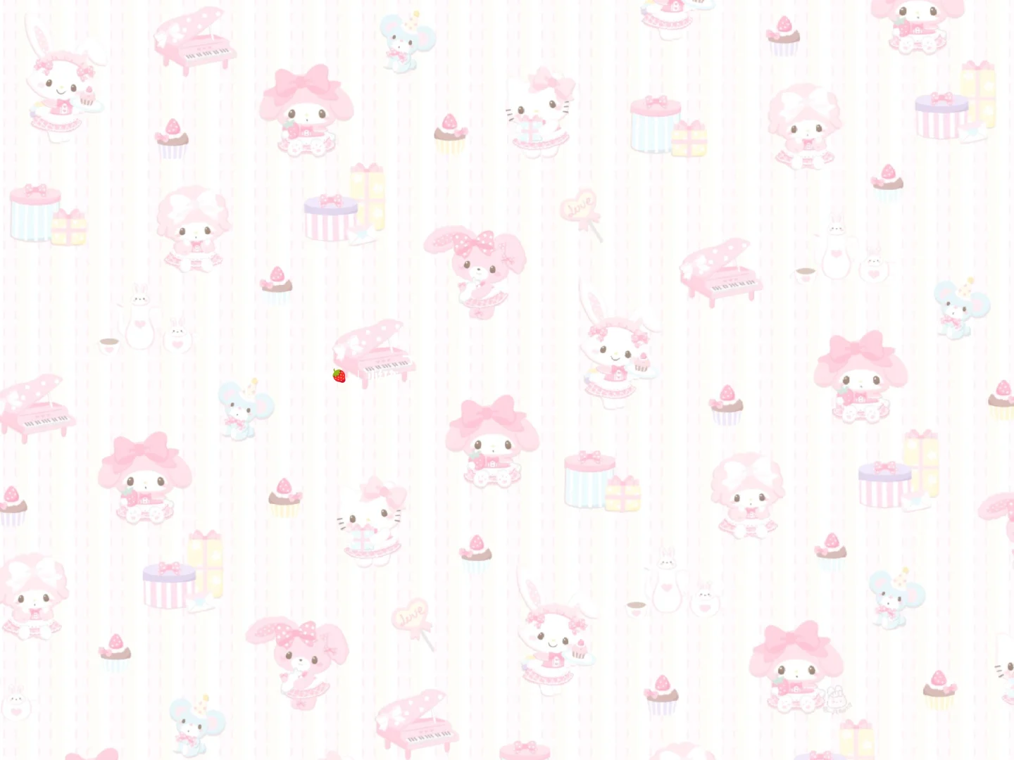 平板壁纸｜美乐蒂和小羊の甜点派对🍰