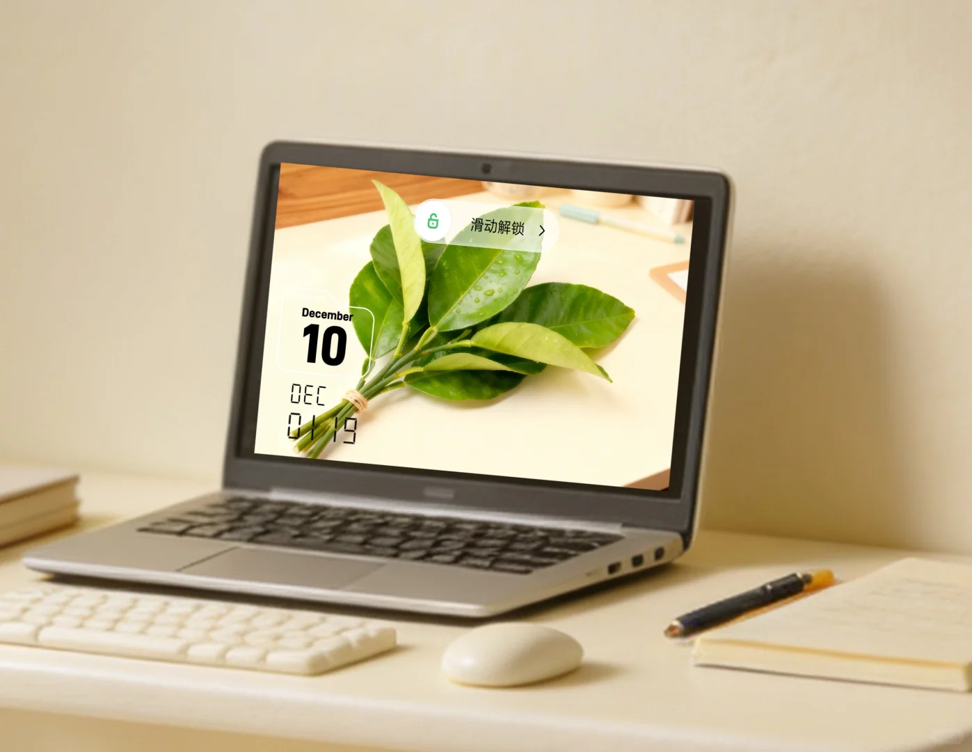 桌面创意壁纸｜柚子叶壁纸，最近很🔥