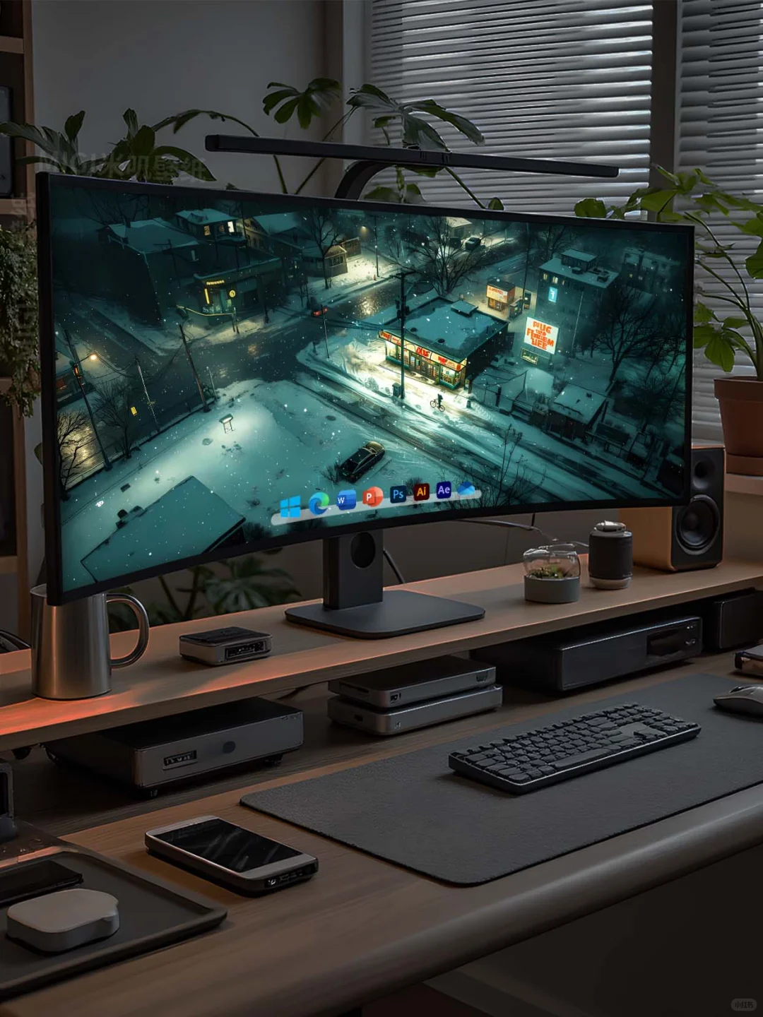 壁纸 | 雪夜便利店 | 244