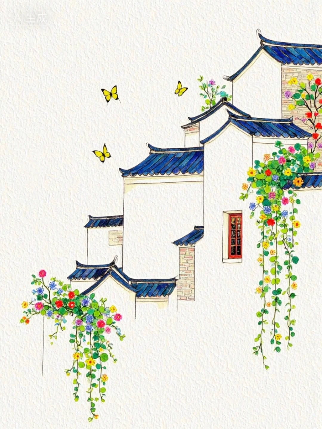 🌈治愈系插画｜书不成字，纸短情长🛶