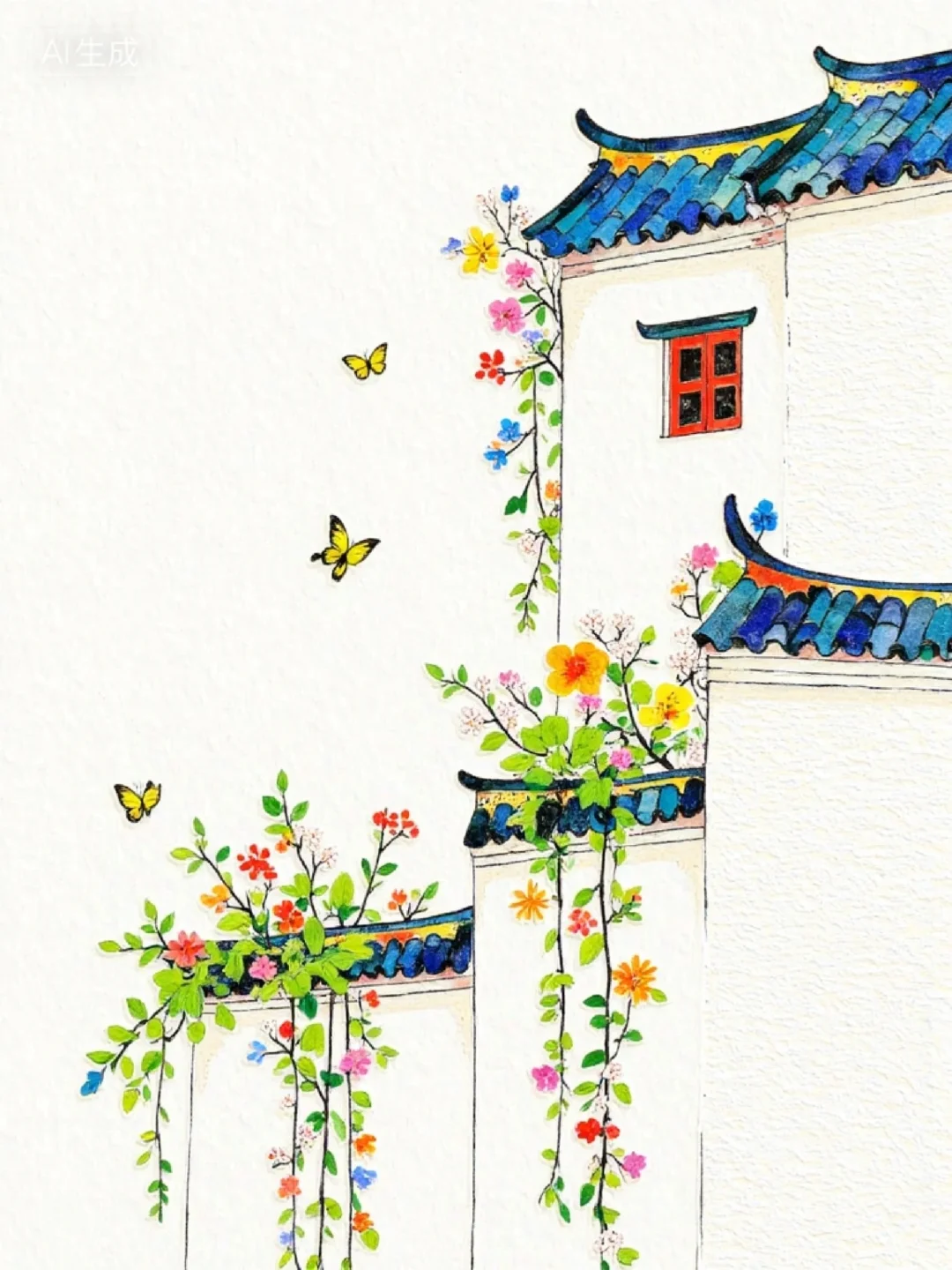 🌈治愈系插画｜书不成字，纸短情长🛶