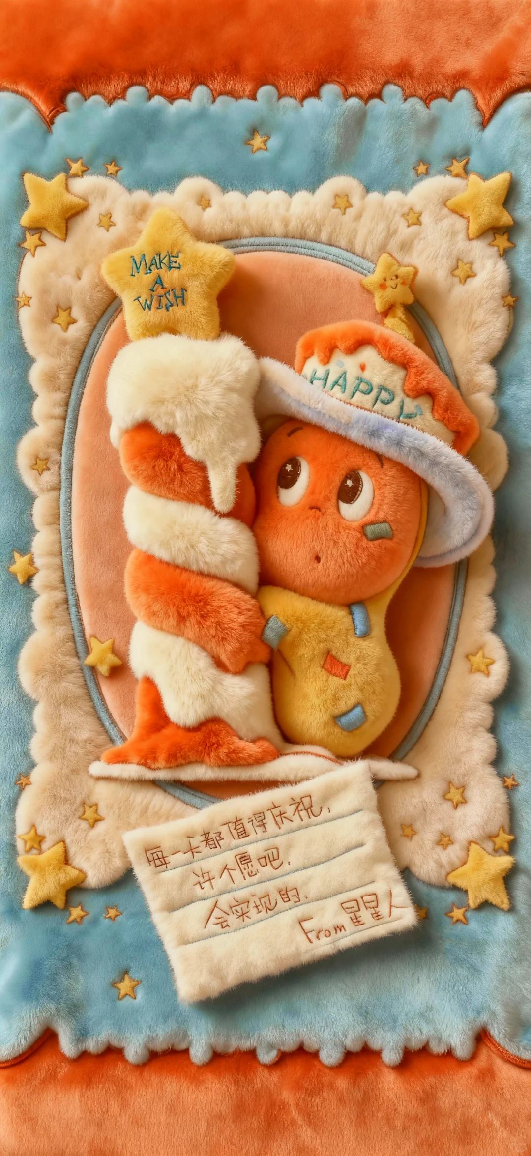 戳一下星星人腮帮会泄气嘛