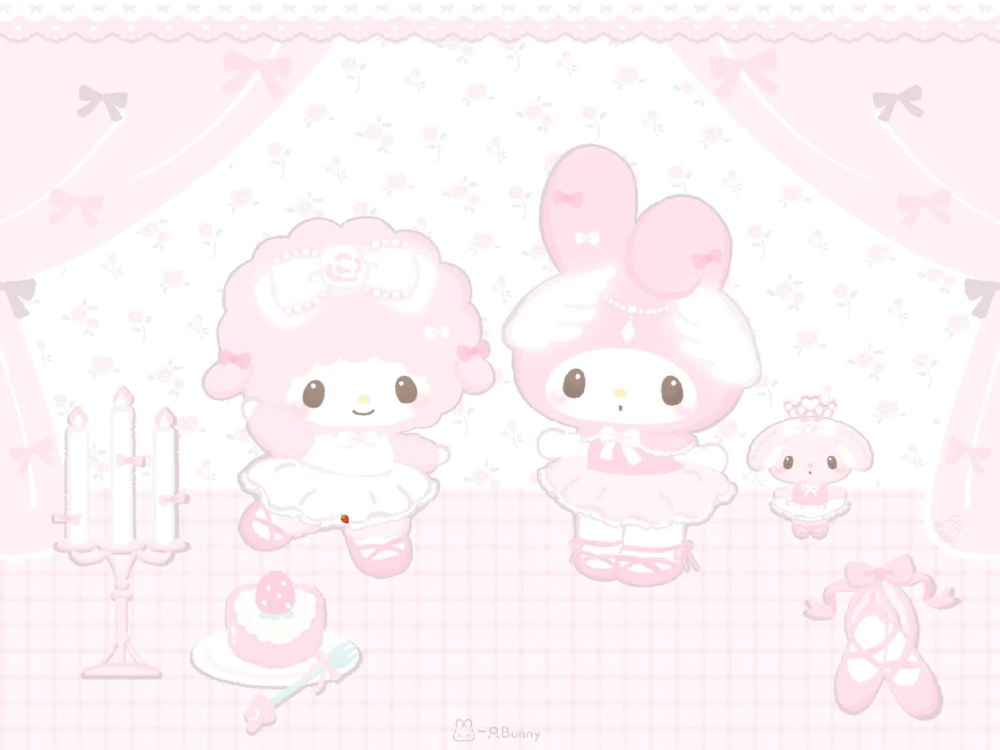 平板壁纸｜美乐蒂和小羊の甜点派对🍰