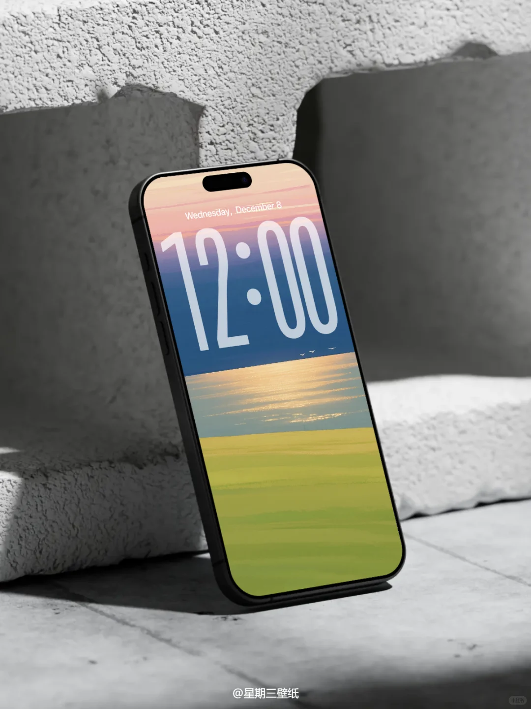 高级感流动海景壁纸✨黄金时刻温柔住了！