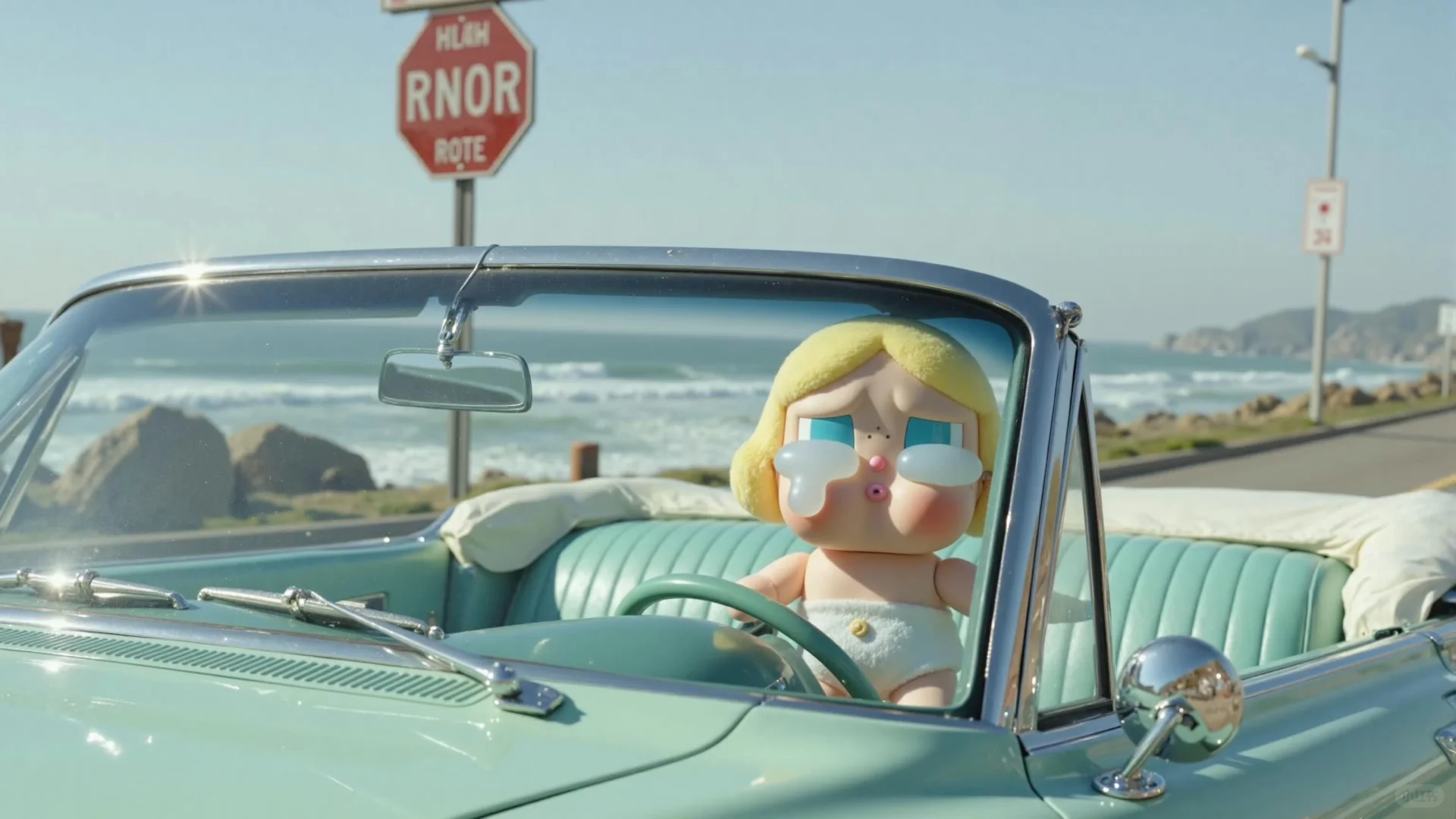 泡泡玛特crybaby哭娃电脑壁纸