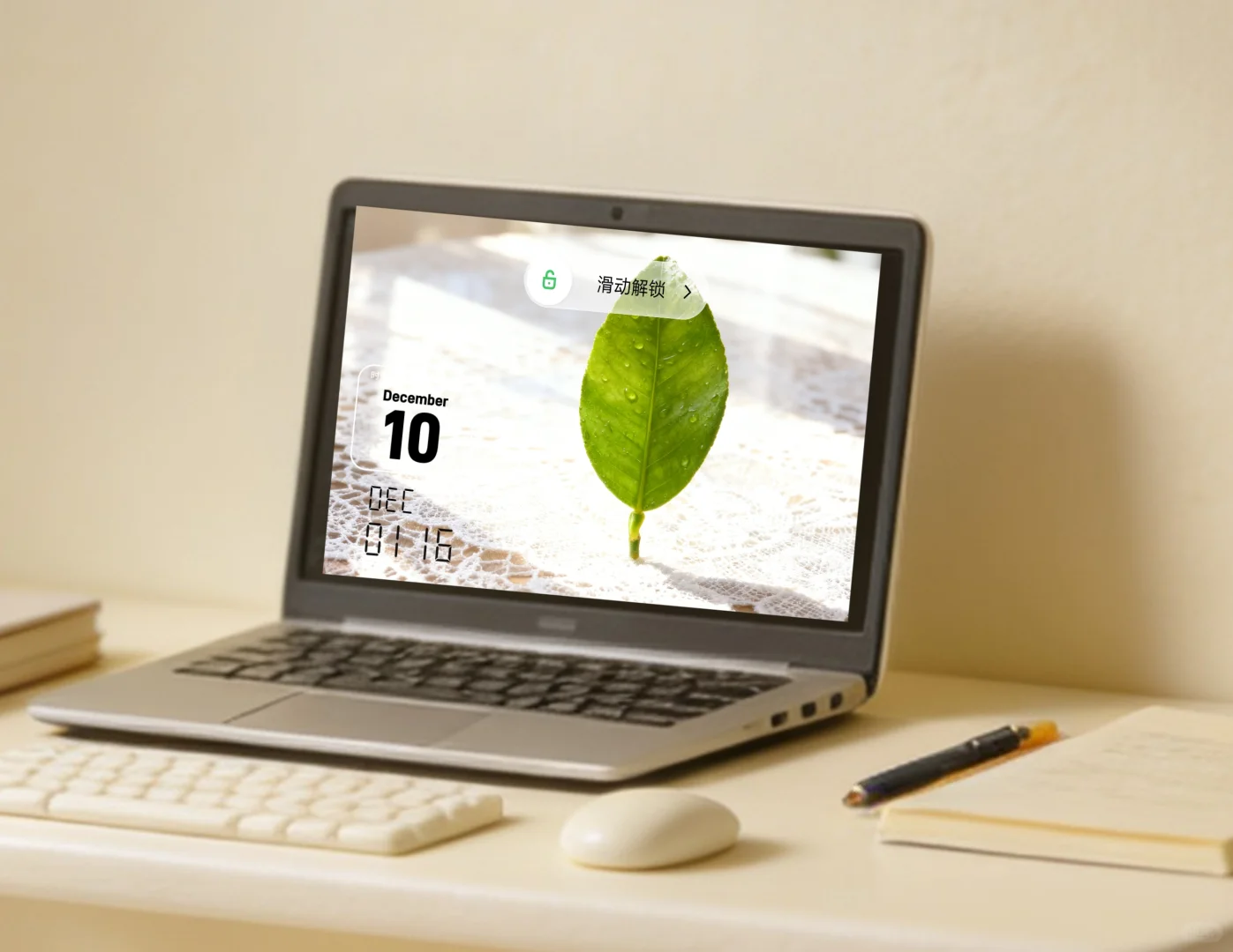 桌面创意壁纸｜柚子叶壁纸，最近很🔥