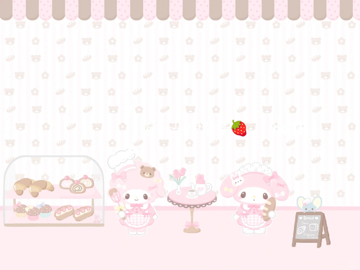 平板壁纸｜美乐蒂和小羊の甜点派对🍰