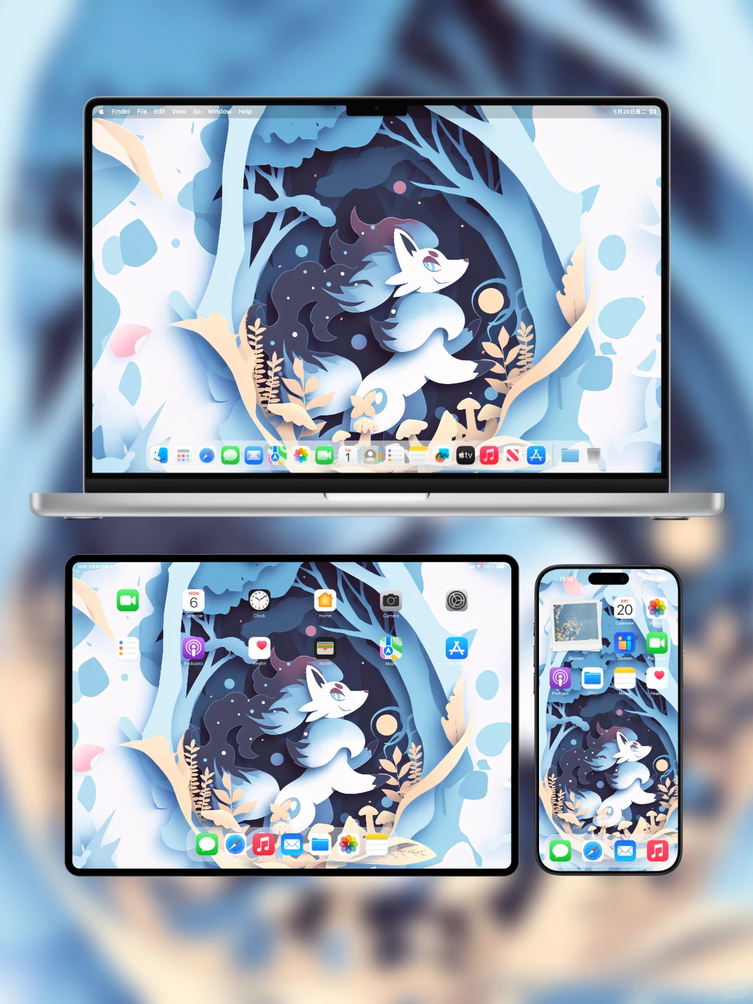 4k宝可梦壁纸丨洗翠索罗亚：嬉笑面对