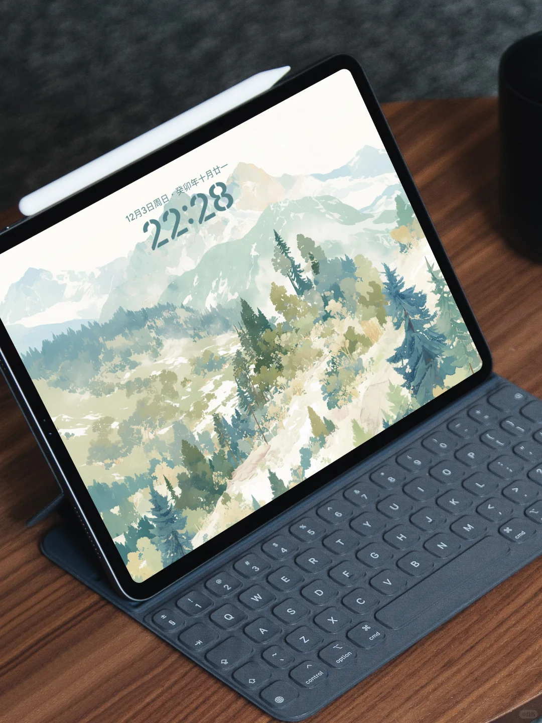 人生是旷野｜绿色治愈系平板壁纸｜J741