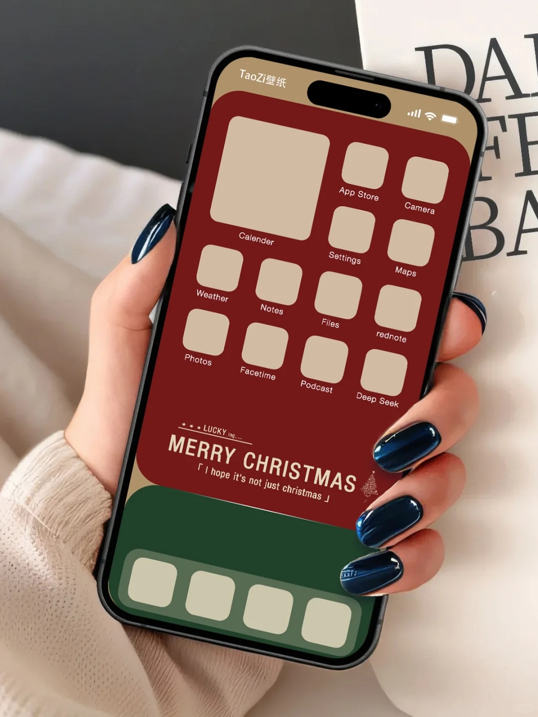 ios26超有氛围感的圣诞配色｜手机壁纸 #315