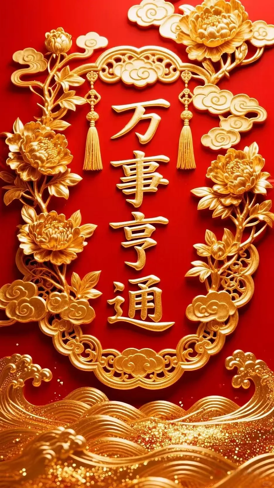 吉祥喜庆的手机壁纸来了～