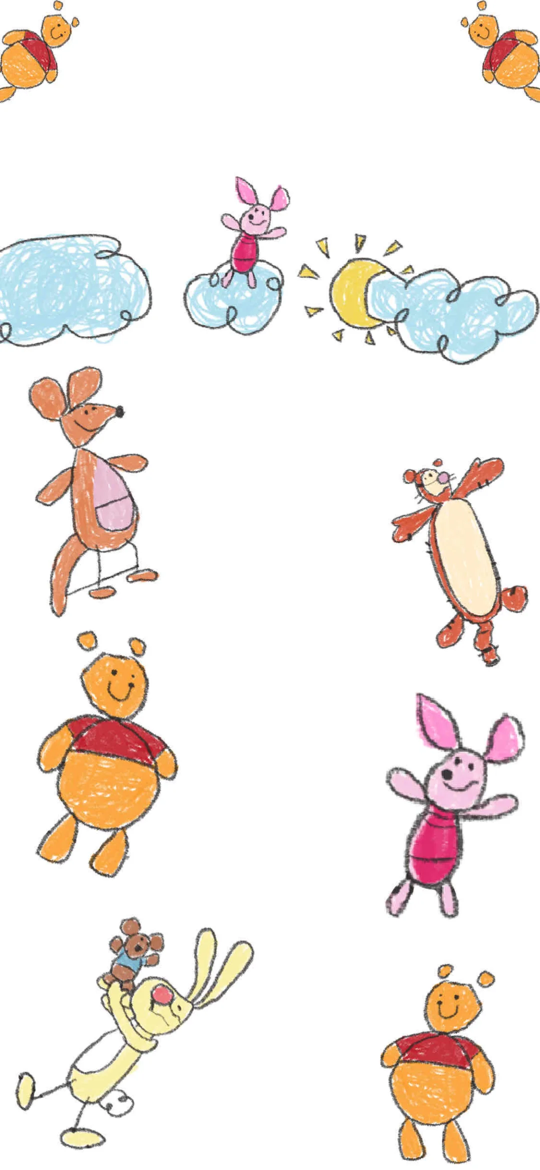 维尼噗噗可爱手机壁纸第三弹