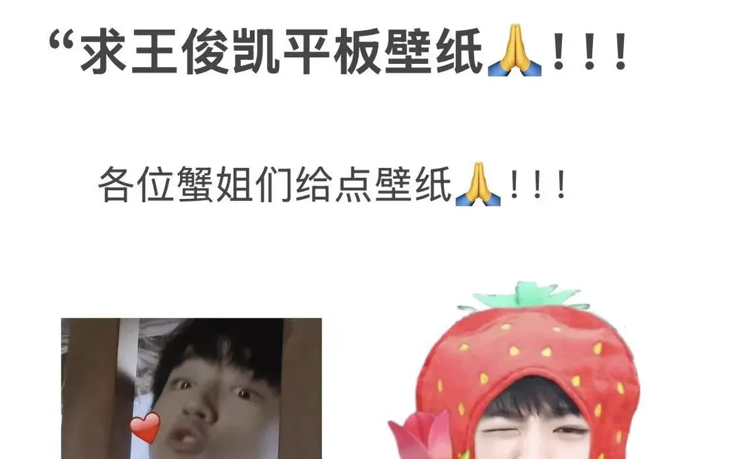求王俊凯平板壁纸🙏🏻