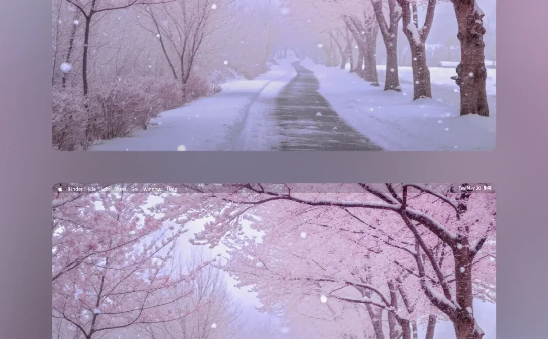 B2533 | 4k壁纸 | 北欧恋雪