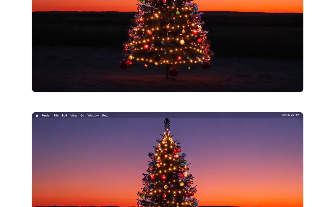 C2577 | 4k壁纸 | 圣诞树下的浪漫