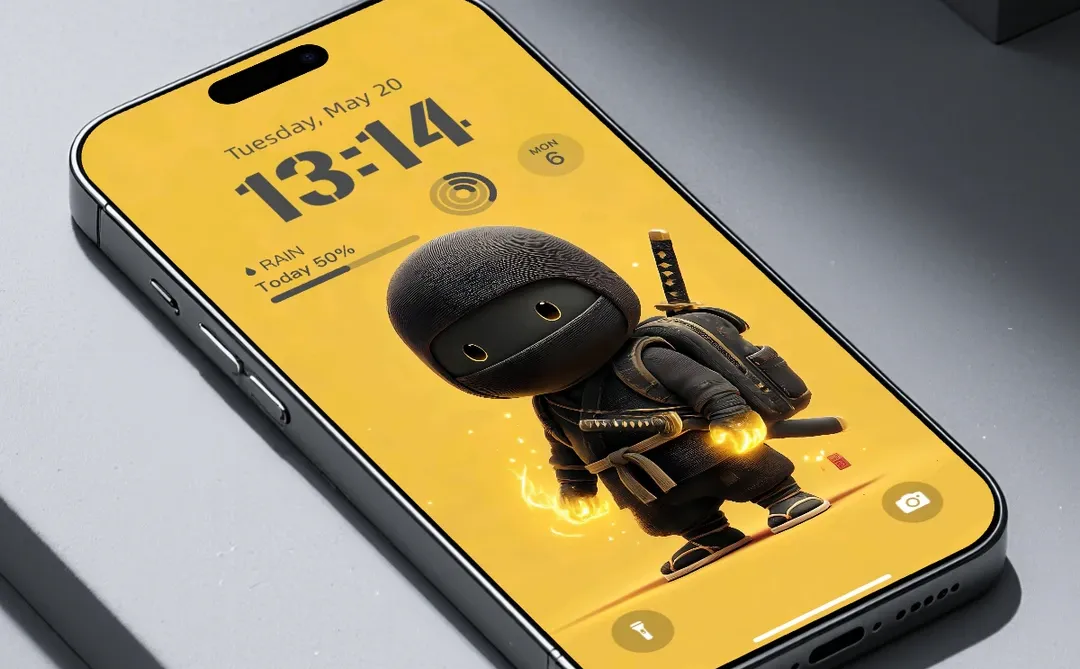 黑武士动漫风简约手机壁纸