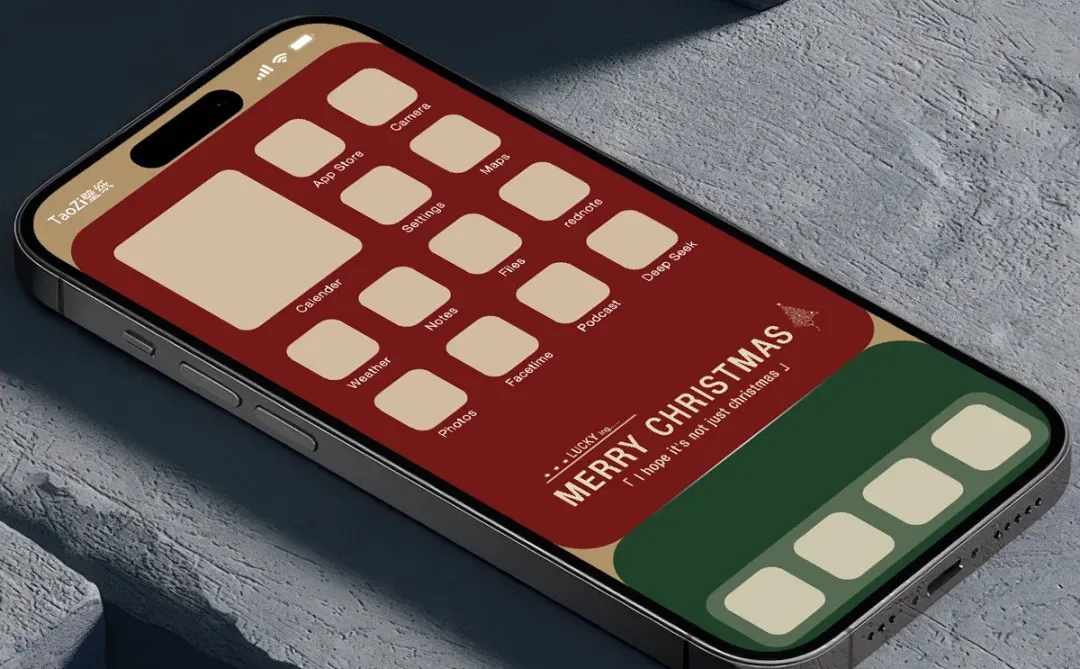 ios26超有氛围感的圣诞配色｜手机壁纸 #315