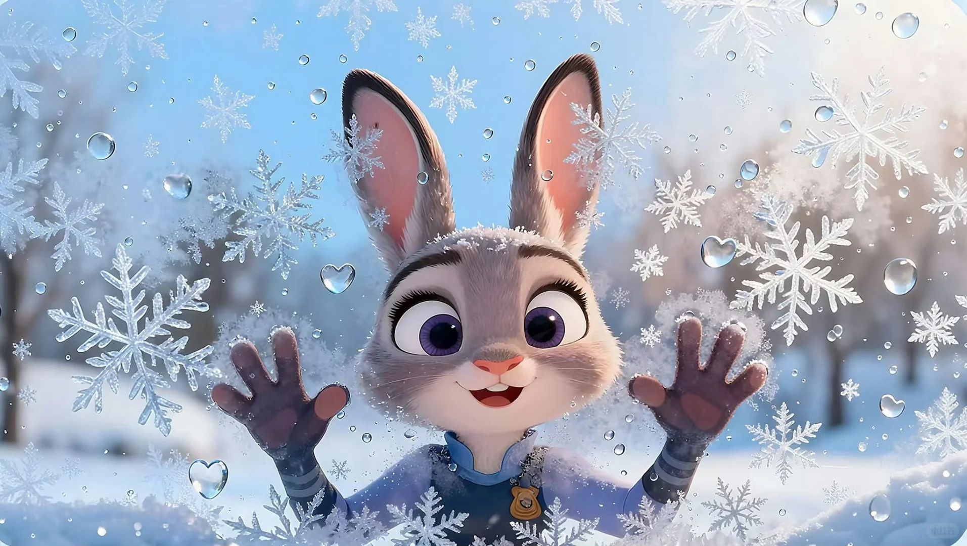 雪宝儿来啦⛄️疯狂动物城2 ipad壁纸