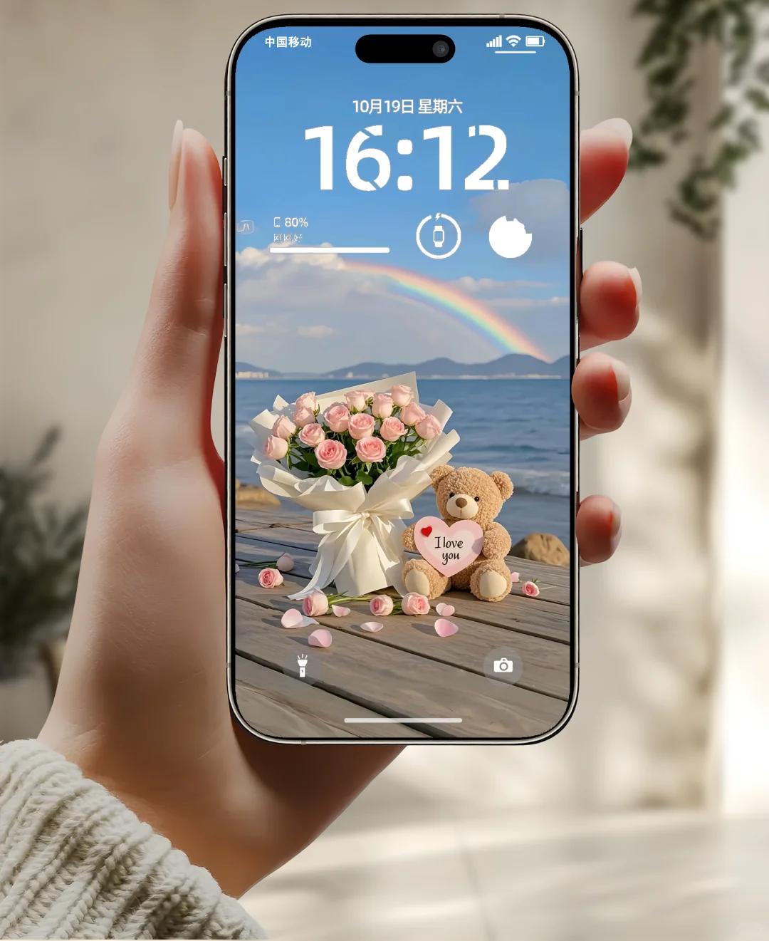 浪漫与可爱并存的手机壁纸
