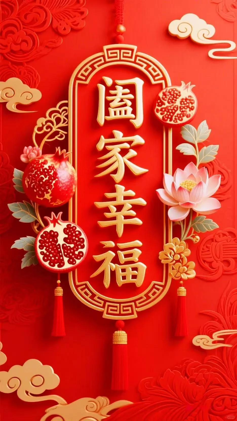 吉祥喜庆的手机壁纸来了～