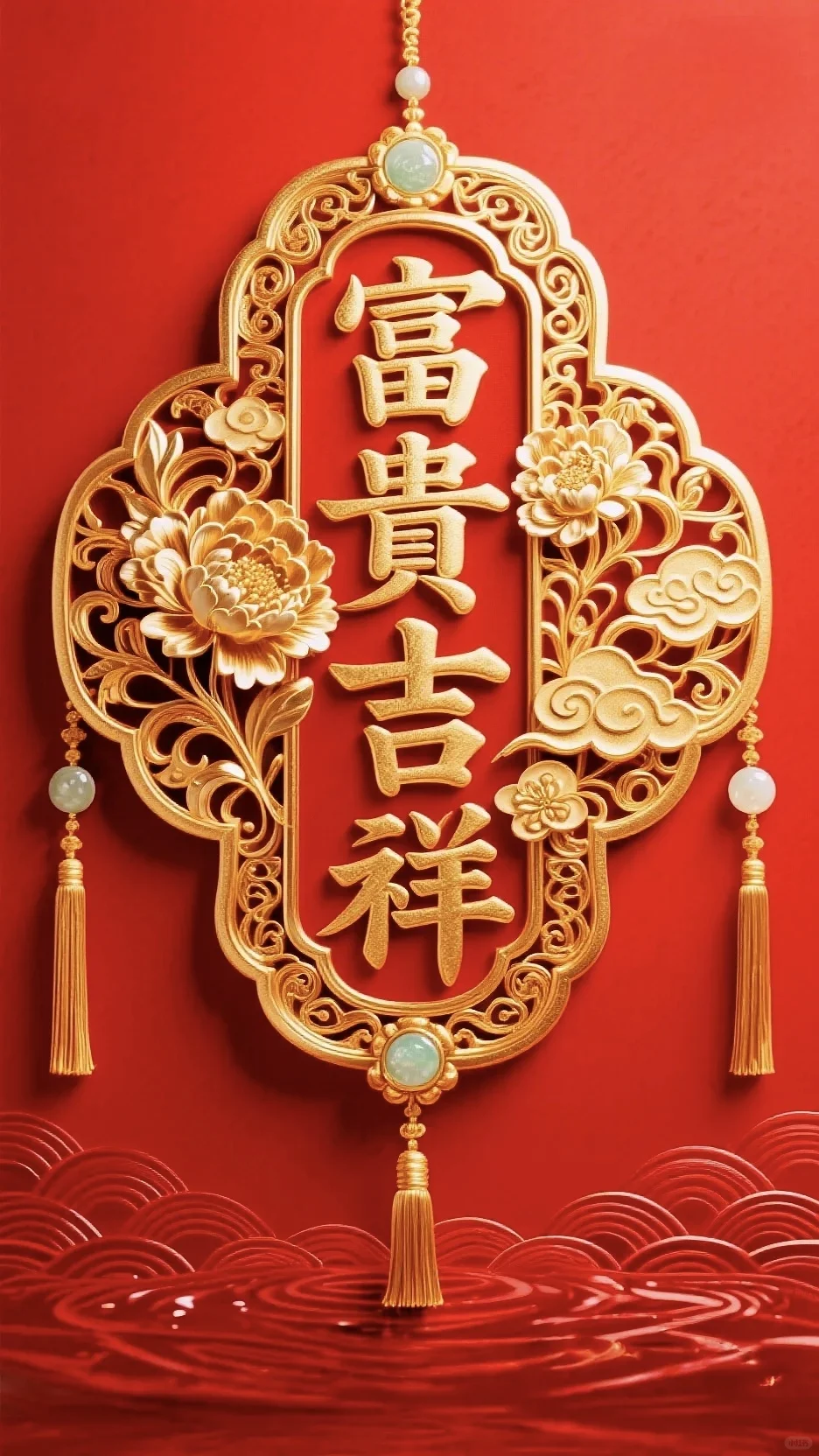 吉祥喜庆的手机壁纸来了～