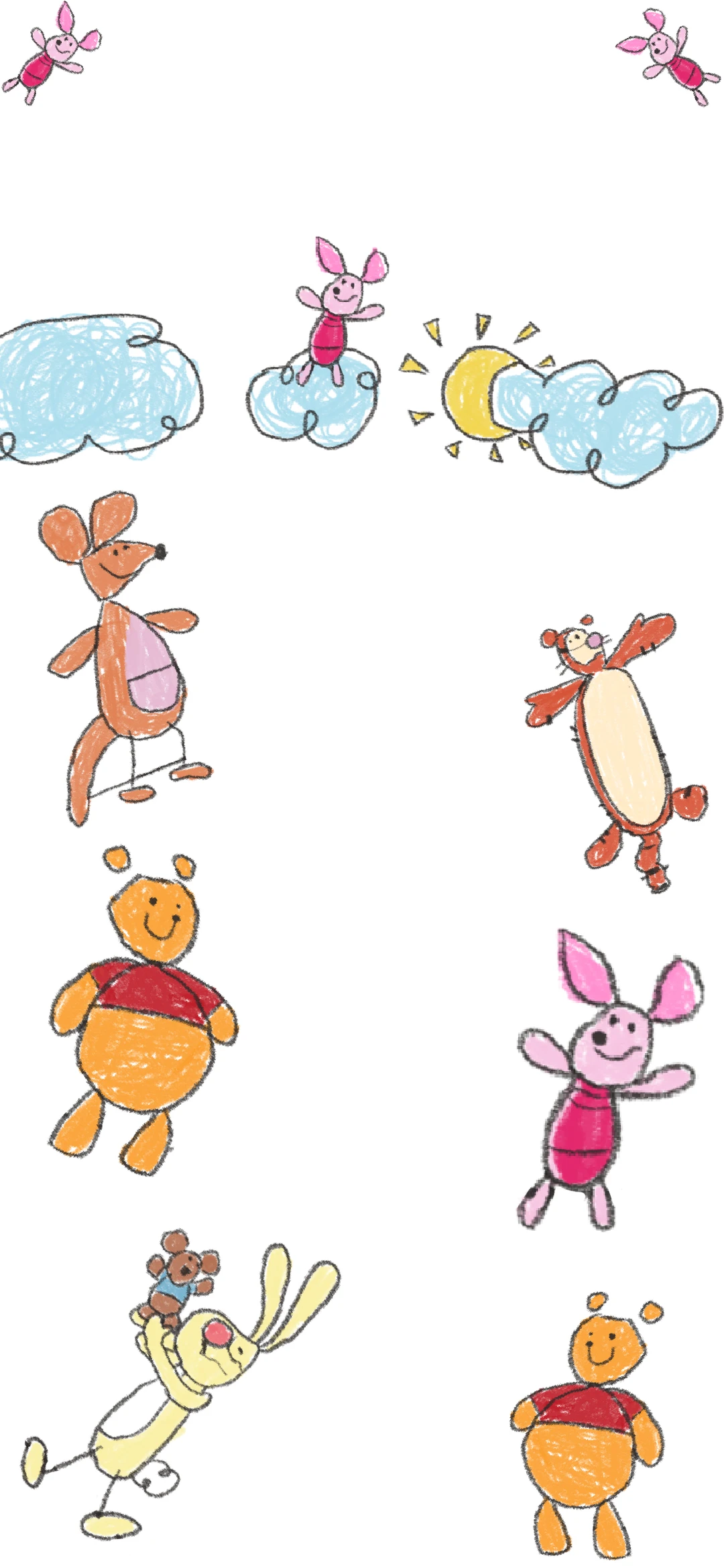 维尼噗噗可爱手机壁纸第三弹