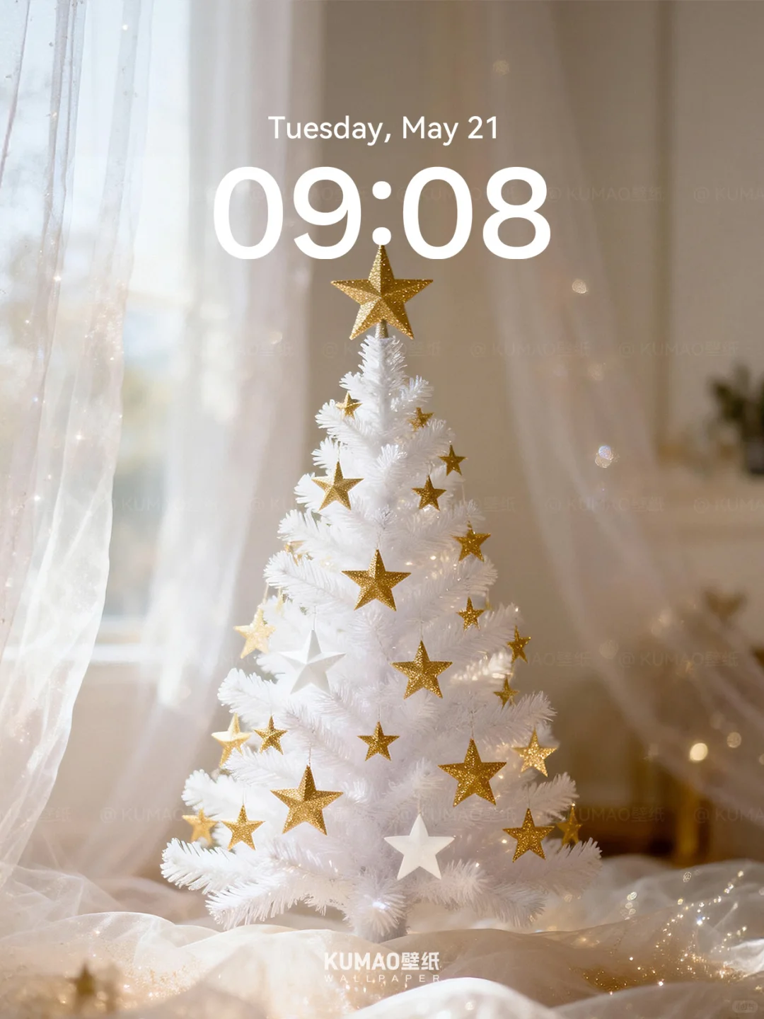 星星圣诞树，藏在屏幕里的浪漫｜唯美壁纸