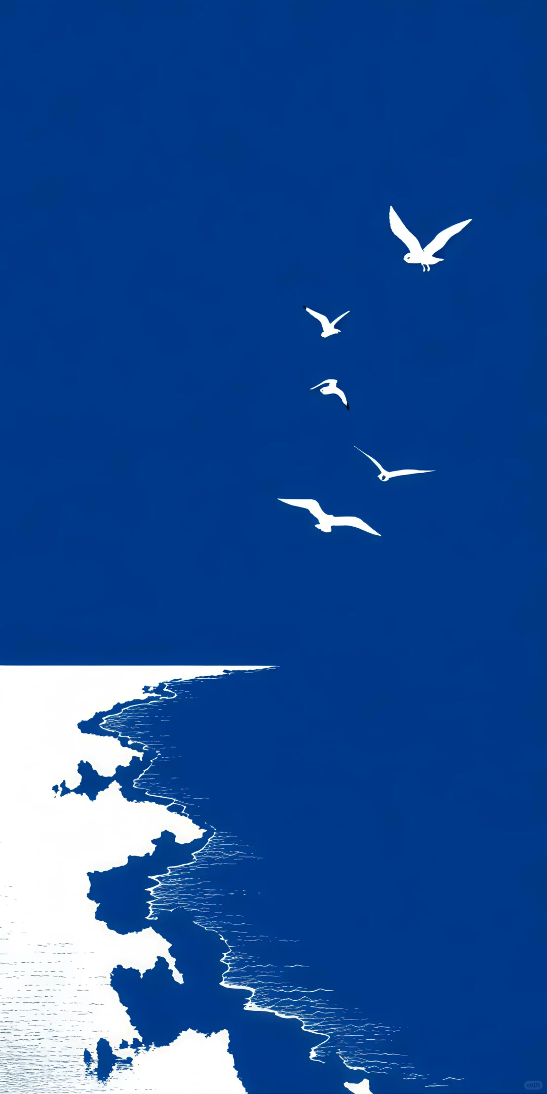 壁纸（296）海与海鸥