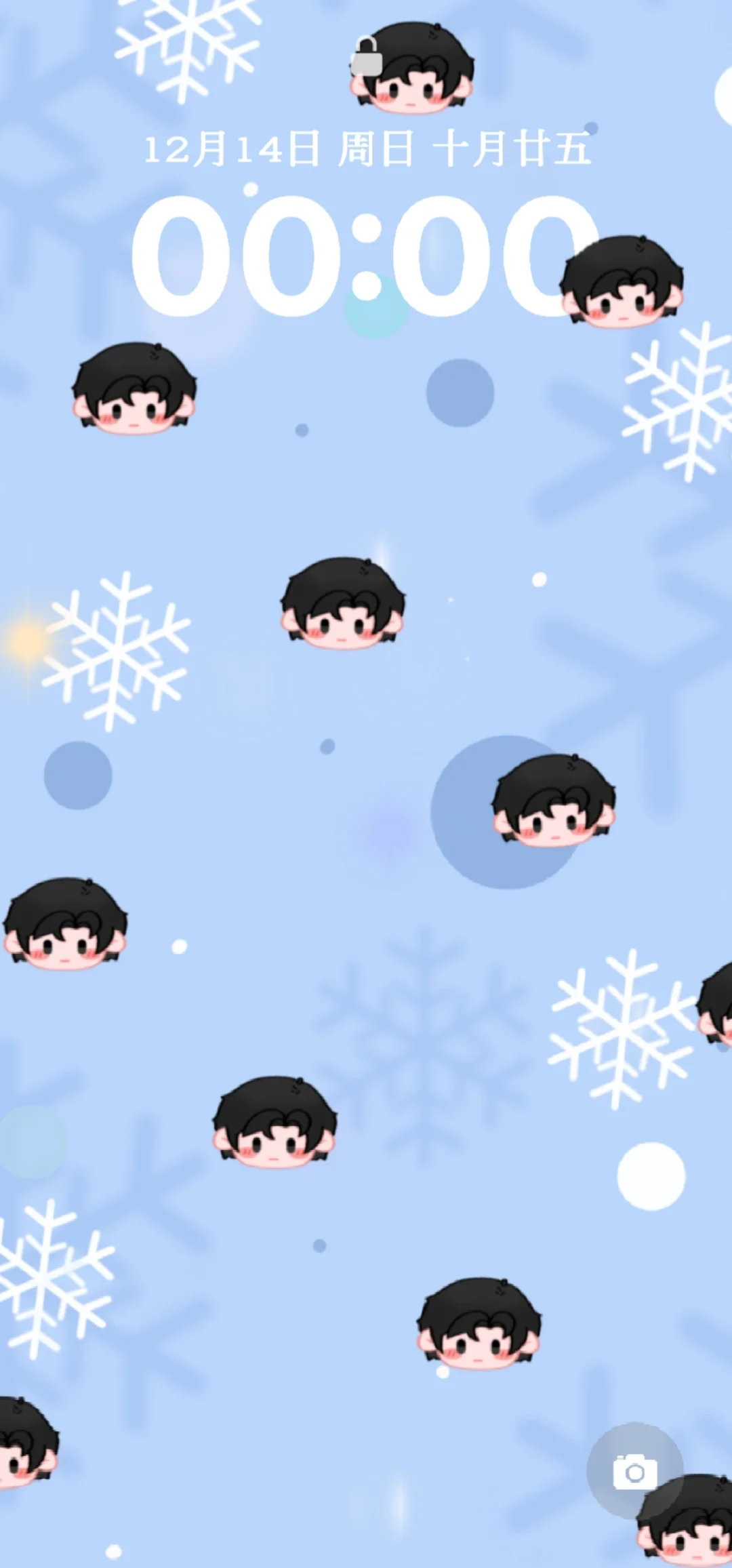 摸了一组好可爱的小顾壁纸