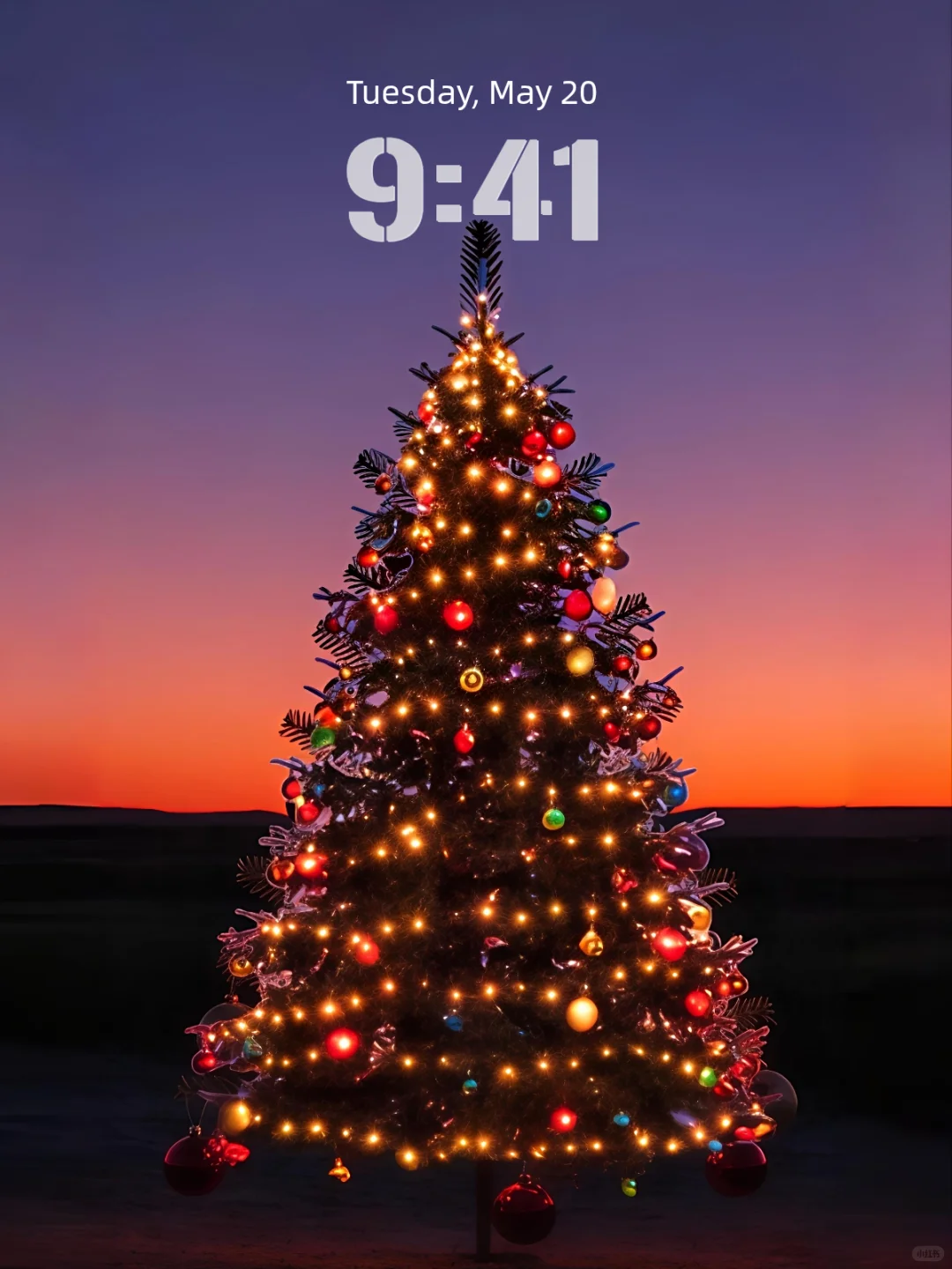 C2577 | 4k壁纸 | 圣诞树下的浪漫