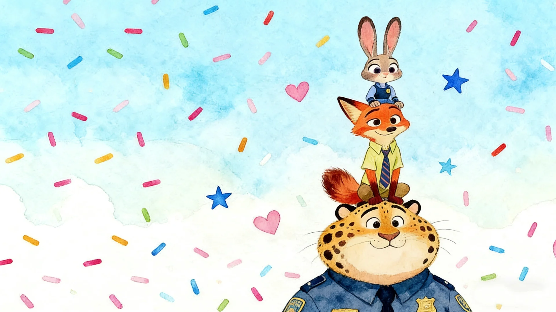 Zootopia疯狂动物城电脑壁纸～