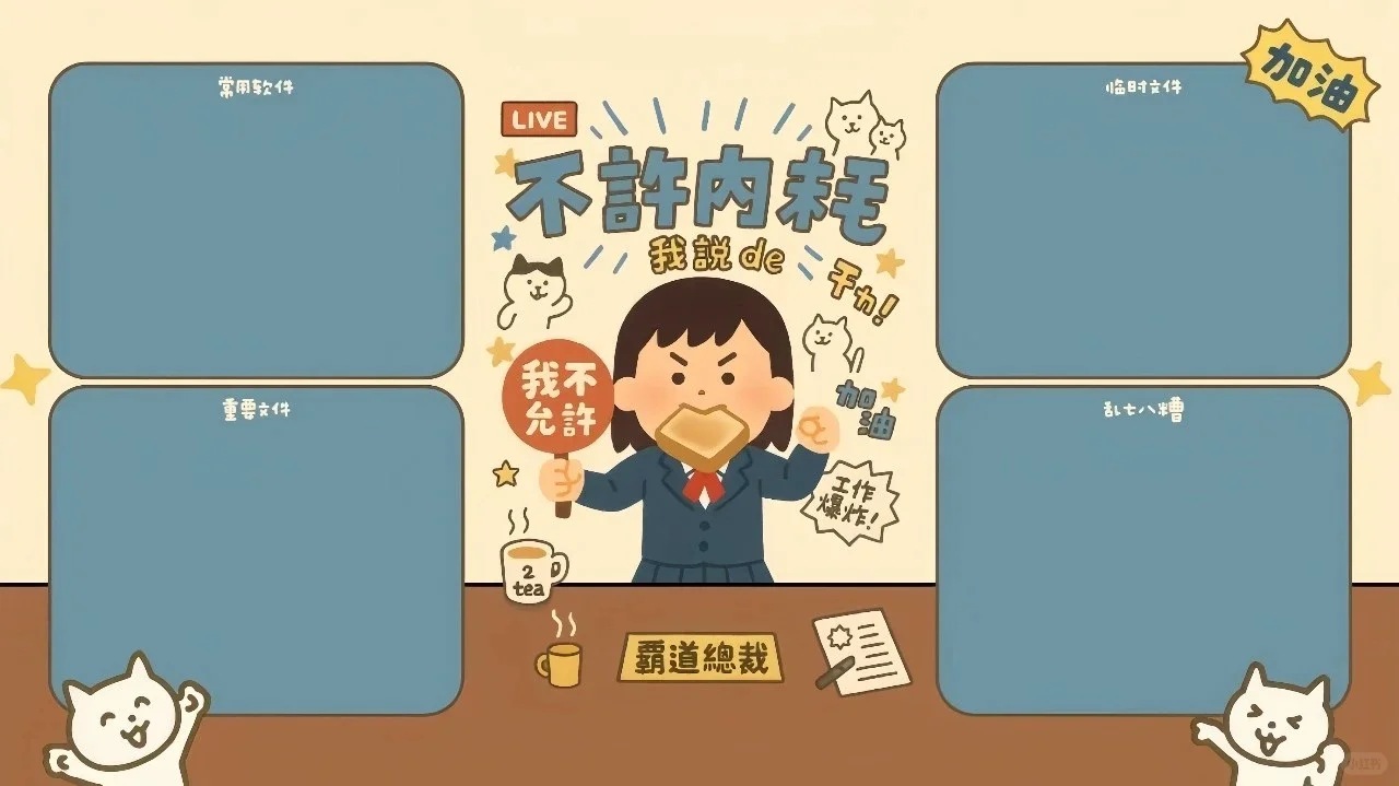 打工人电脑壁纸套图