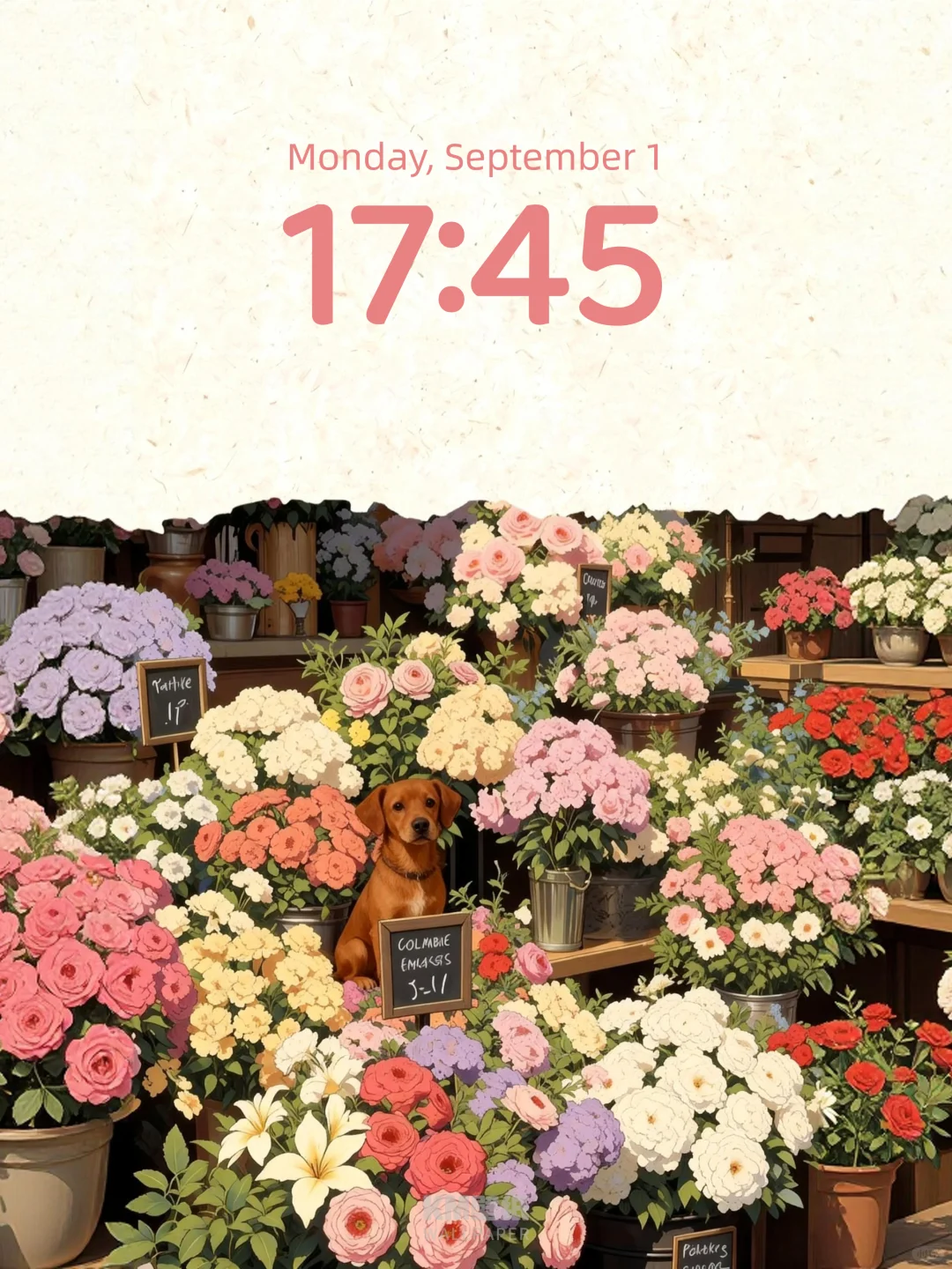 219｜高级氛围感壁纸｜花间小憩