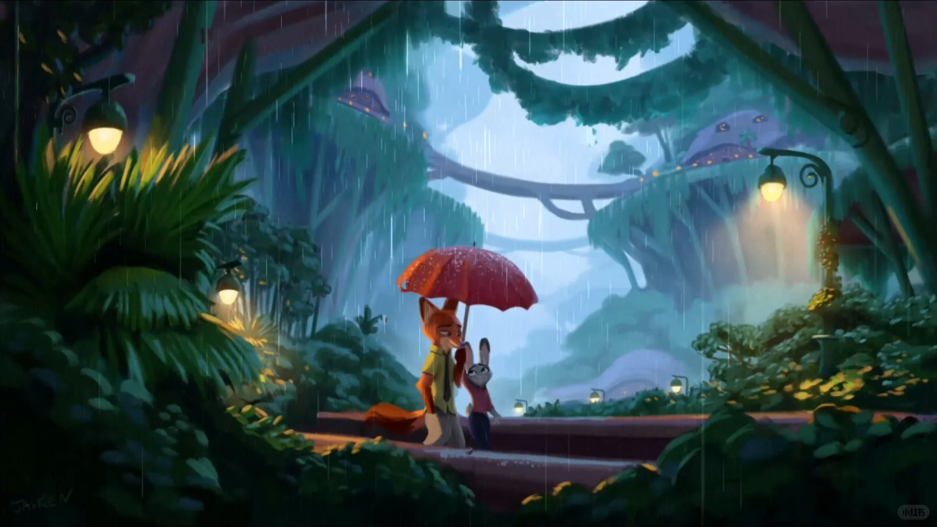 〔疯狂动物城 动态背景图壁纸〕