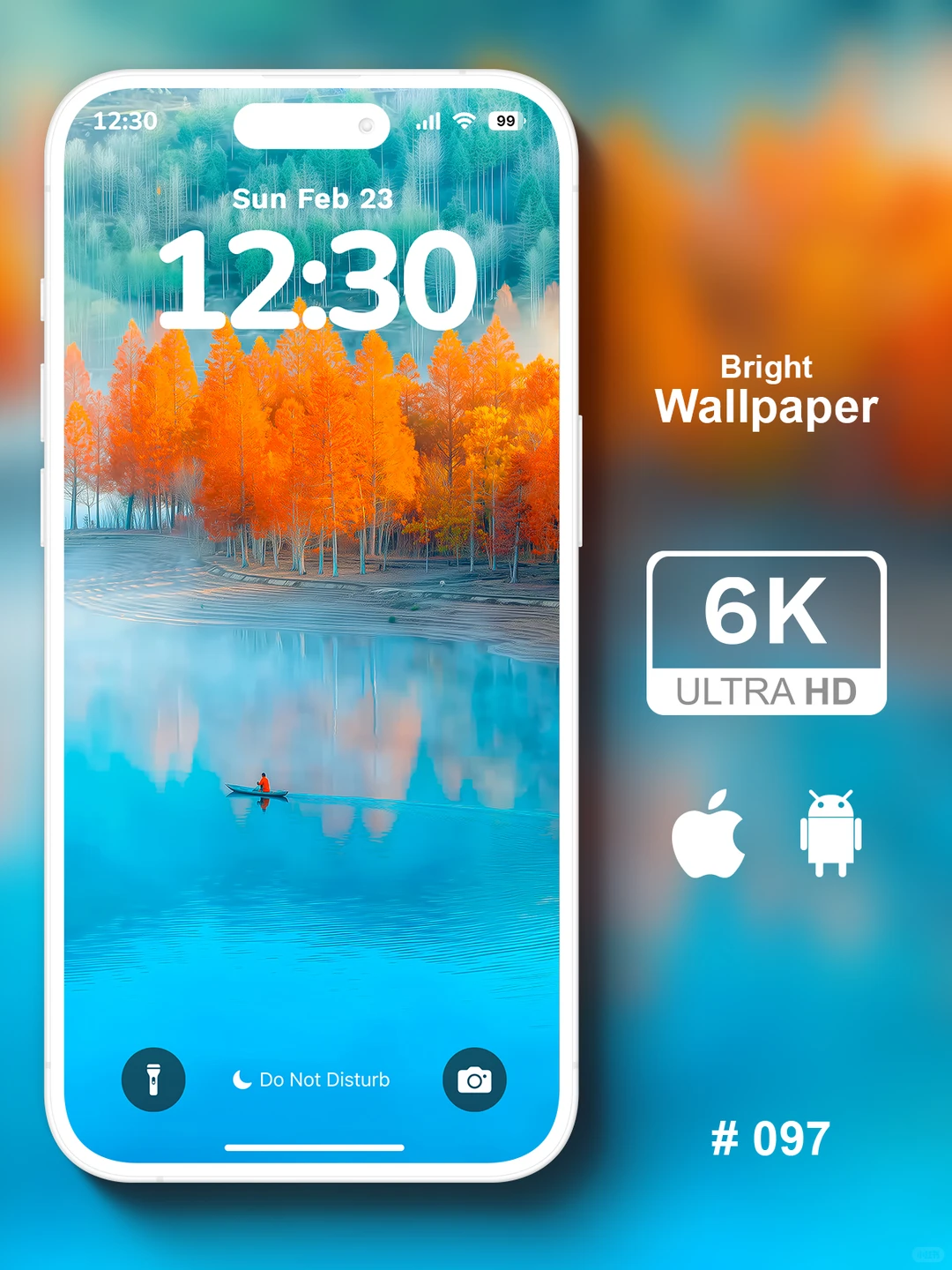 蓝色湖水 | 高级治愈系壁纸 | 高清6K
