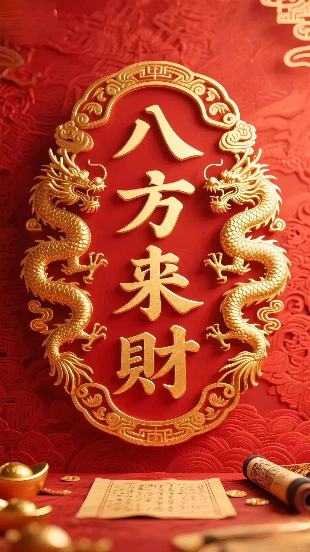 吉祥喜庆的手机壁纸来了～