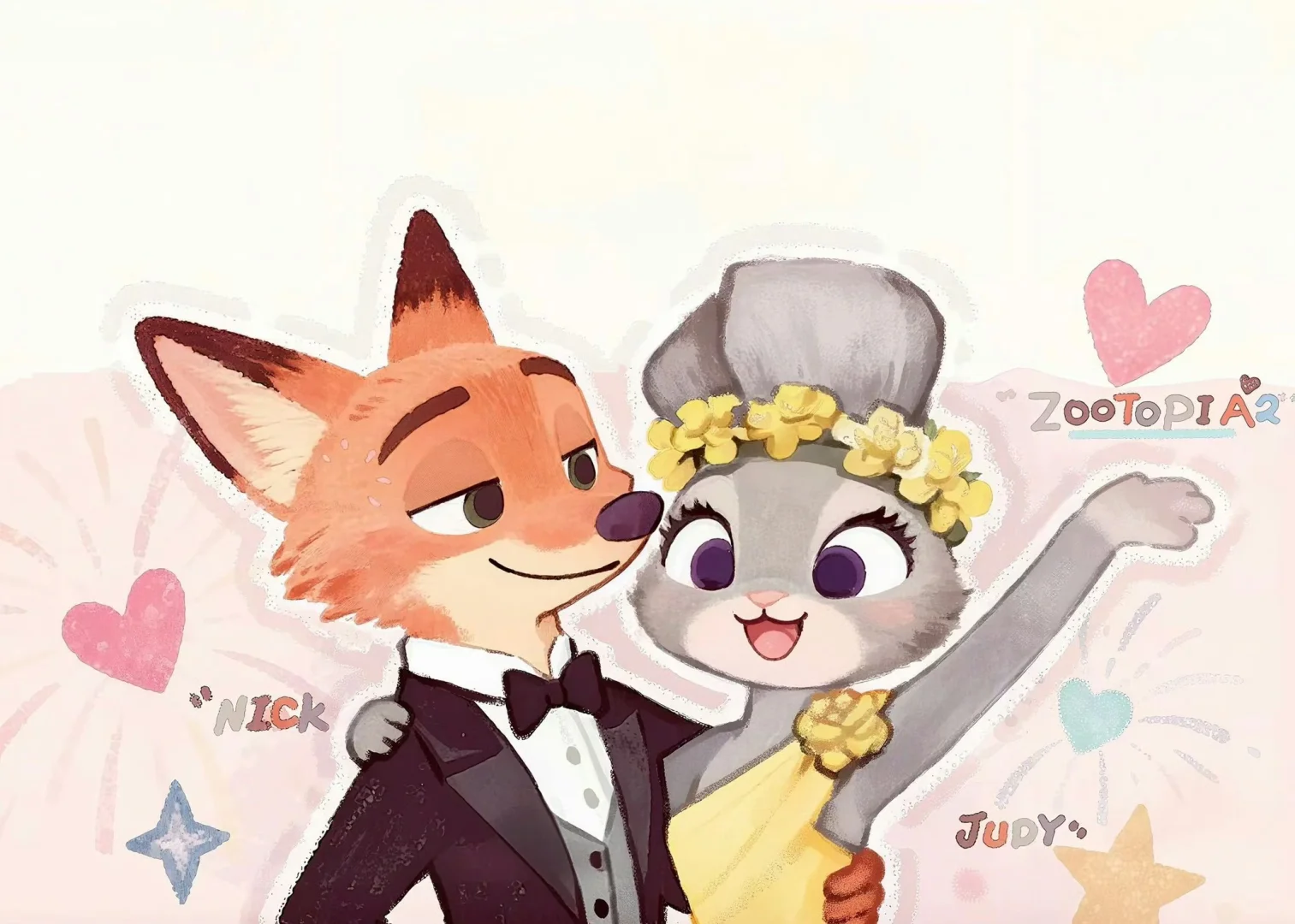 雪宝儿来啦⛄️疯狂动物城2 ipad壁纸