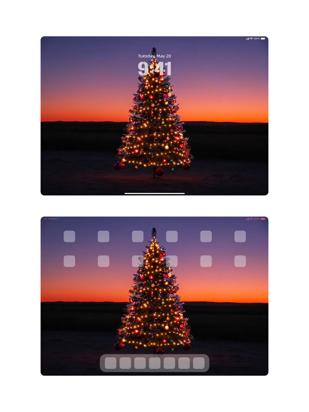 C2577 | 4k壁纸 | 圣诞树下的浪漫