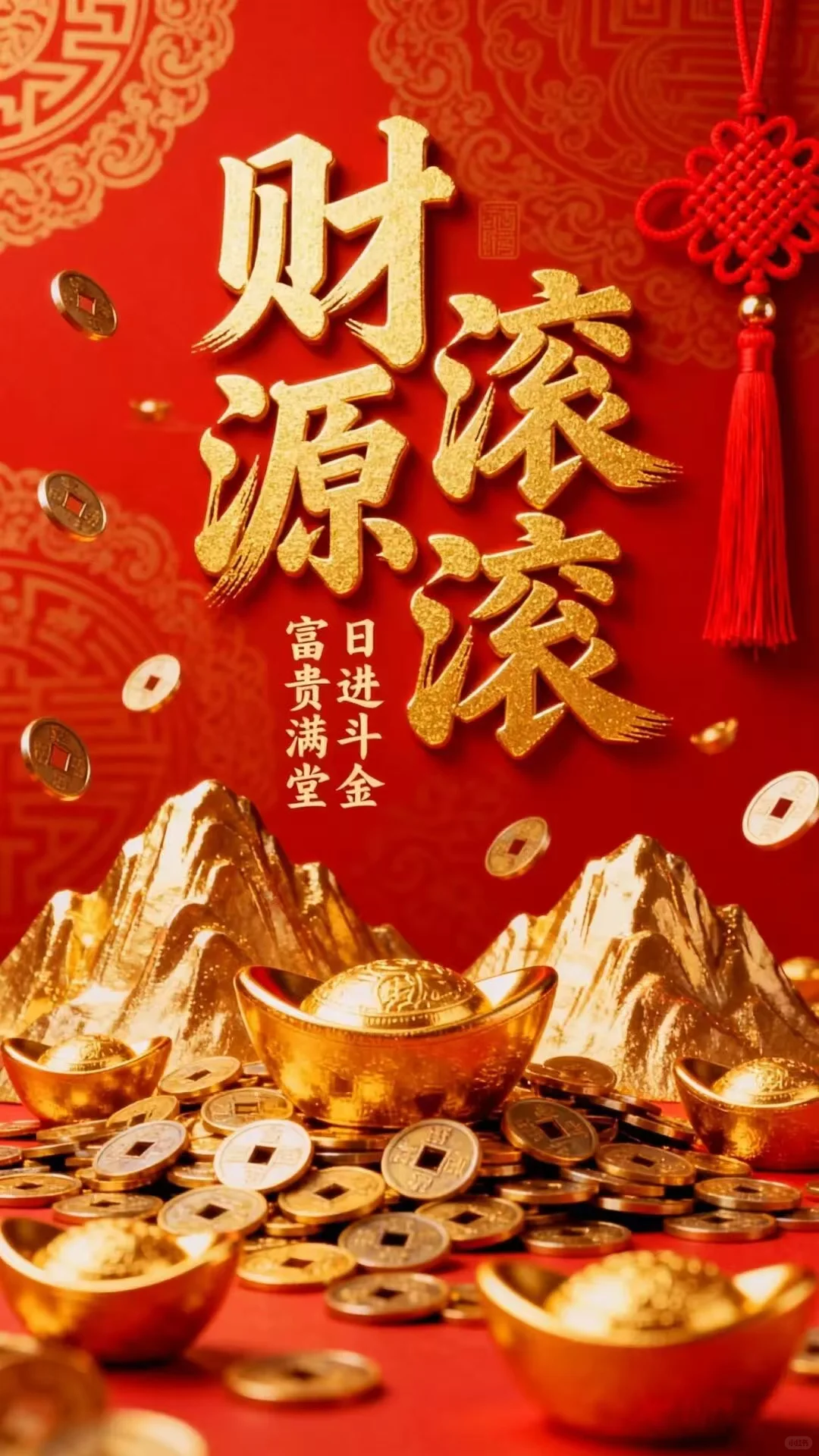 吉祥喜庆的手机壁纸来了～