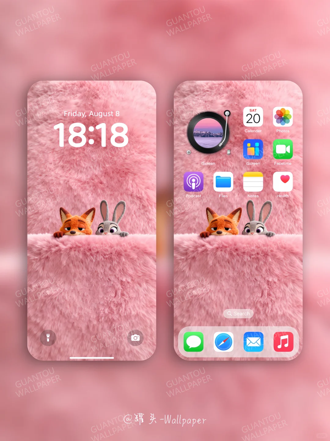 149动态壁纸 | 朱迪和尼克在毛茸茸的地毯上