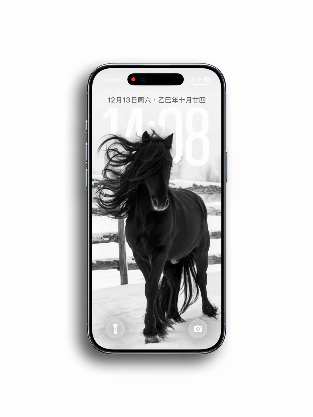 171 | ios景深壁纸 | 黑马踏雪❄️