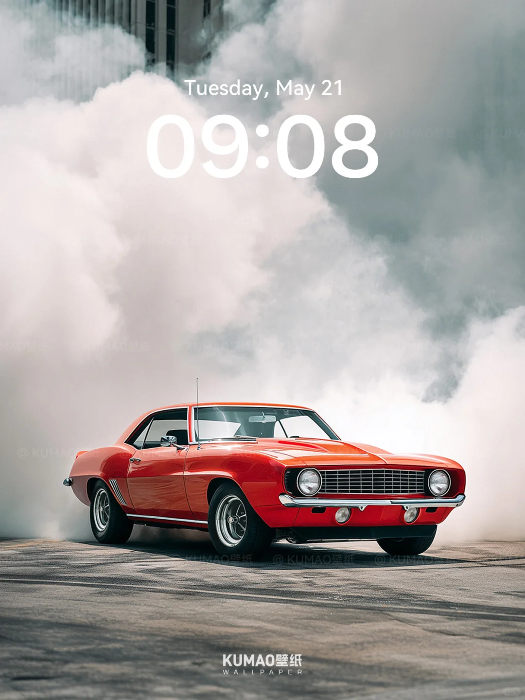 复古跑车｜烧胎烟浪的极致氛围｜潮流壁纸