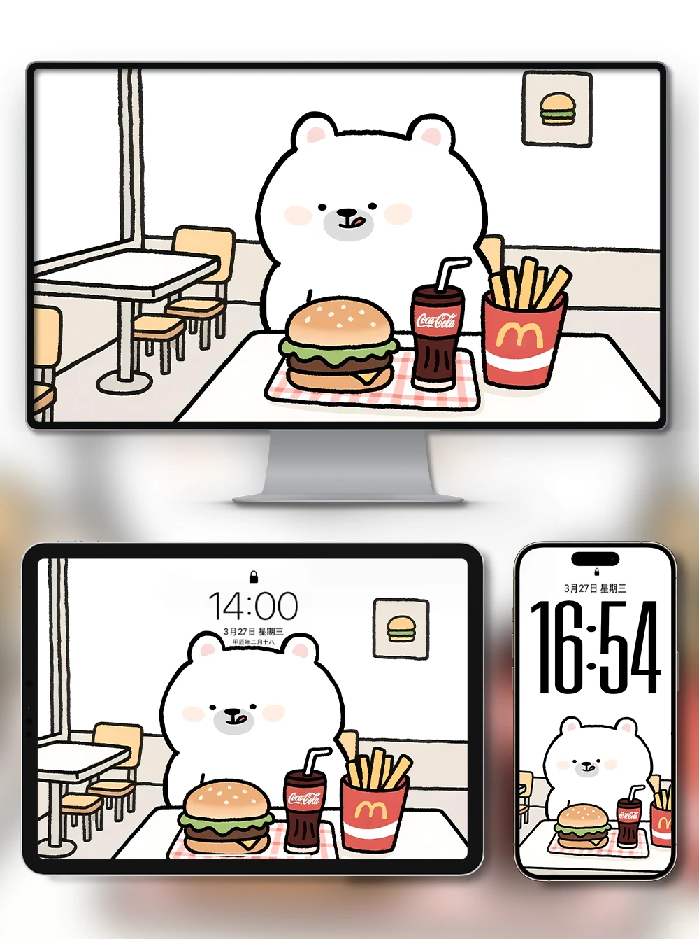 X518-享受碳水|iPad壁纸|电脑|手机壁纸 4k