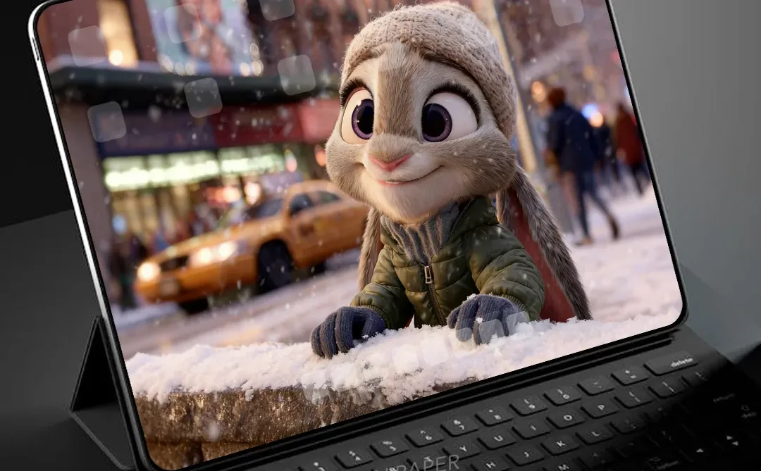 422｜下雪的时候享受 高清iPad Pro锁屏保护