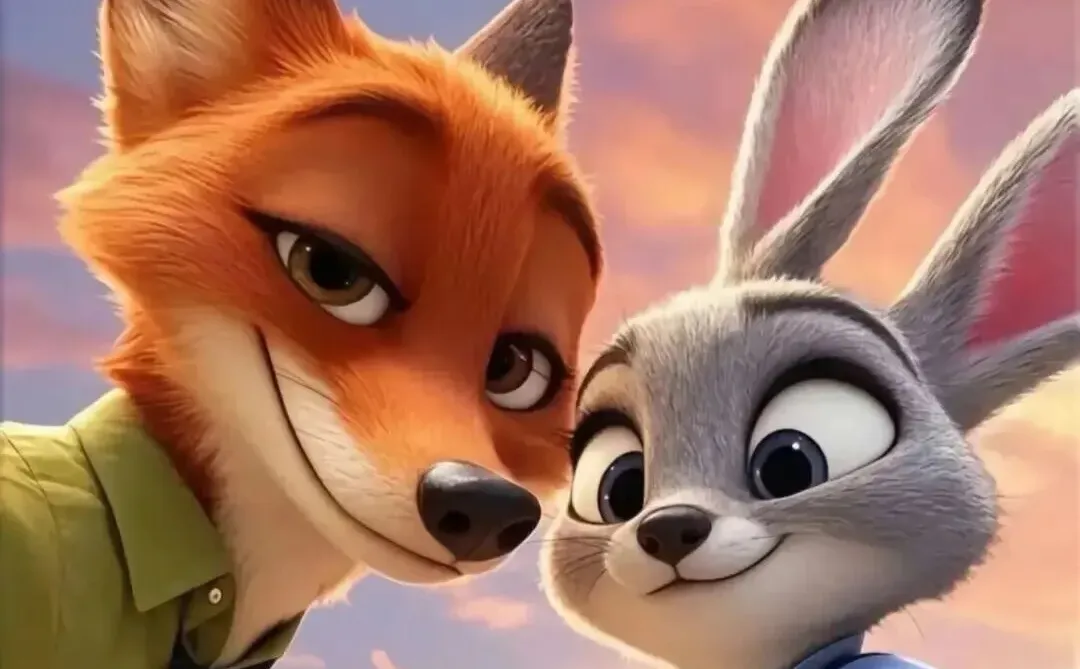 尼克朱迪之迪士尼高清手机情侣壁纸🦊🐰