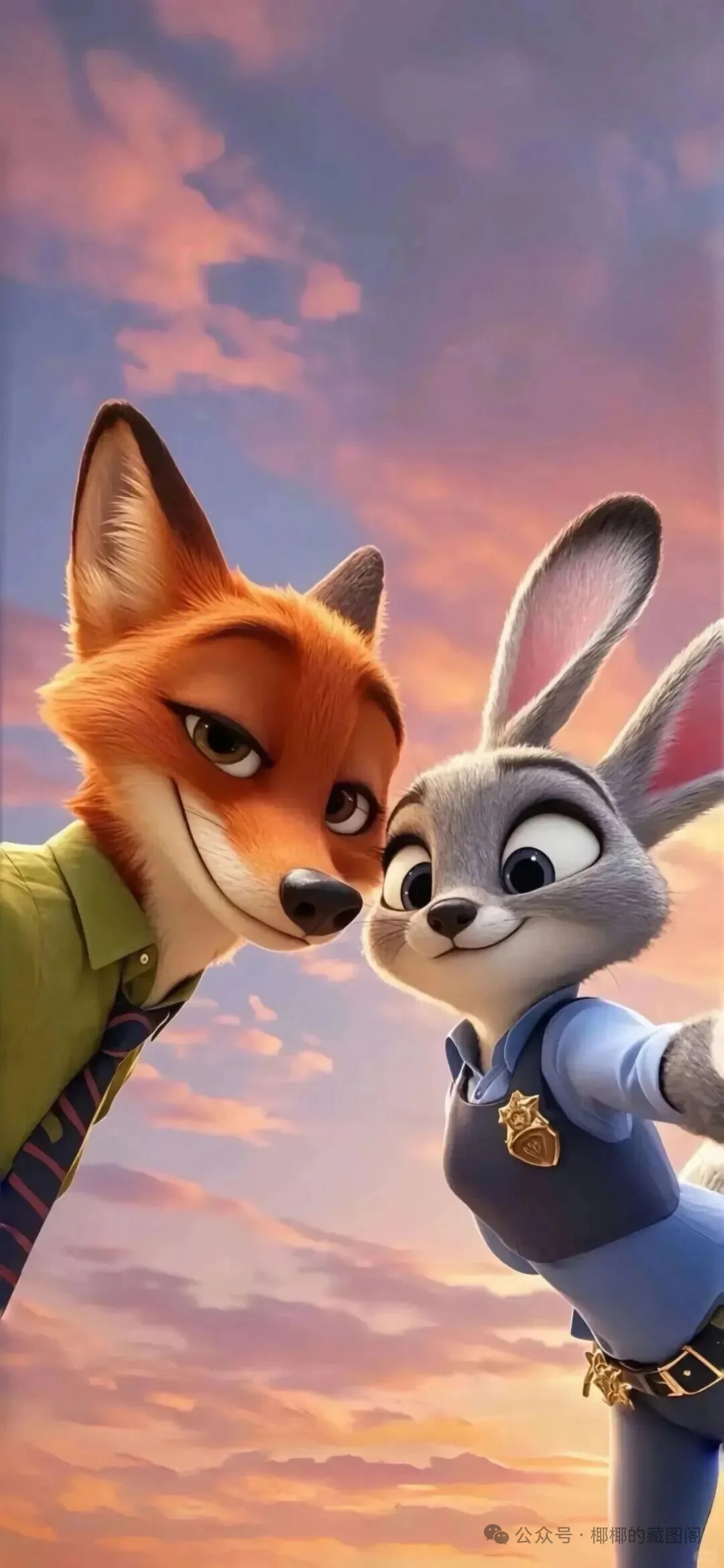 尼克朱迪之迪士尼高清手机情侣壁纸🦊🐰