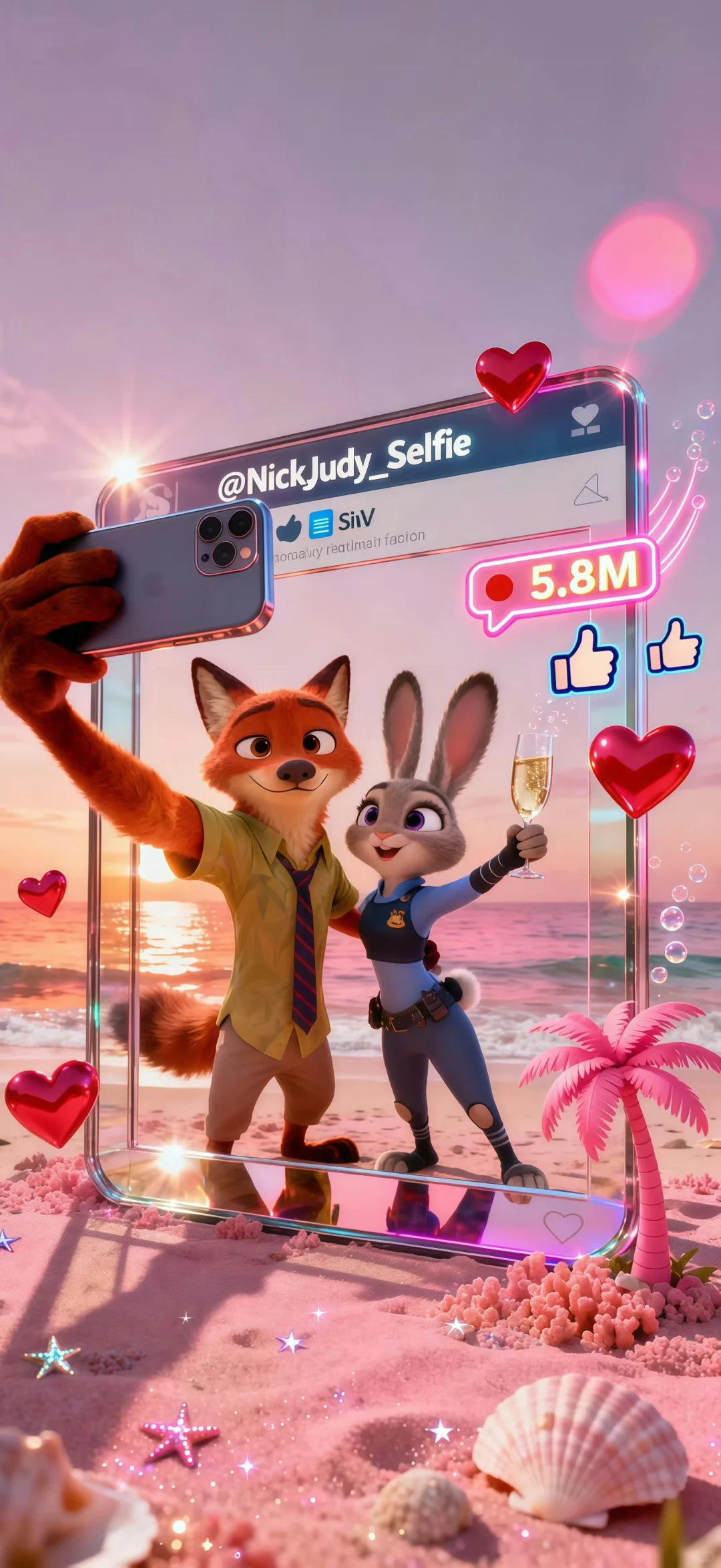 Share｜没电也要存的疯狂动物城壁纸！！